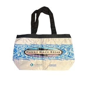 Hawaii Beach Break Outrigger Hotels Resorts Hawaii Zippered Tote Bag (NWOT)